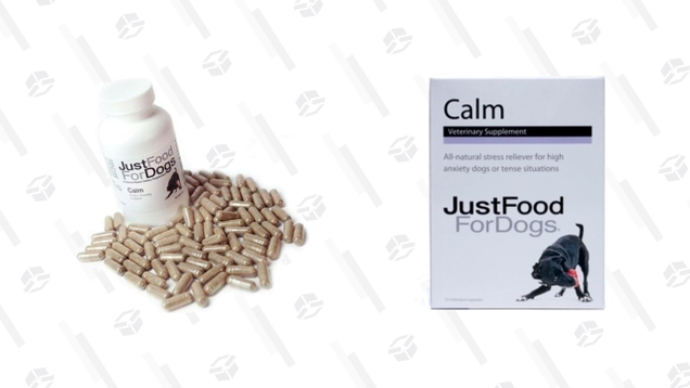 Calm Supplements, 90 Count | $40 | JustFoodForDogs | Promo Code calmjuly4thCalm Supplements, 12 Count | $11 | JustFoodForDogs | Promo Code calmjuly4th
